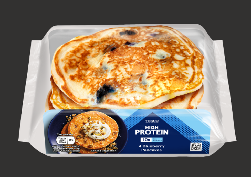 Tesco high-protein pancakes