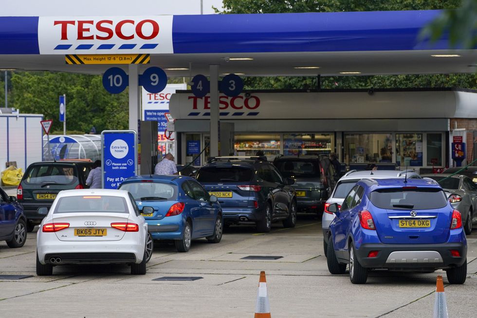 Tesco petrol station