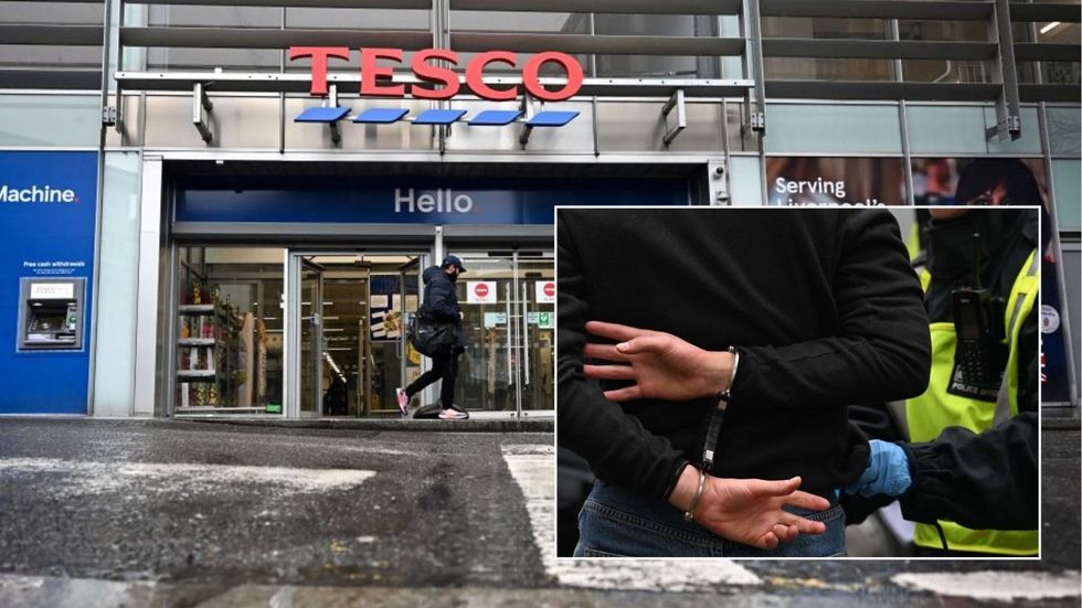 Tesco stock image