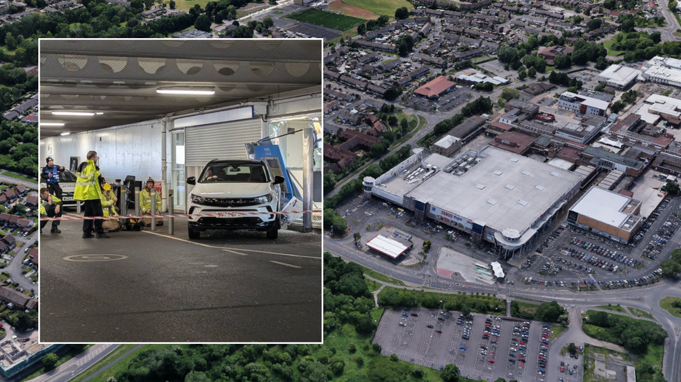 Tesco Yate/Car crash