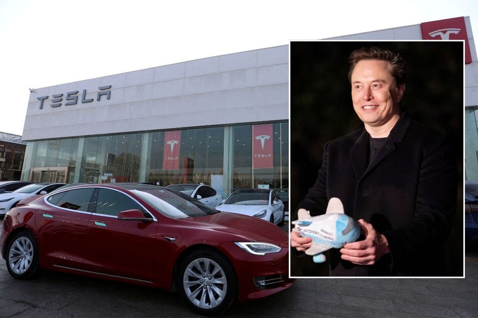 Tesla dealership and CEO Elon Musk