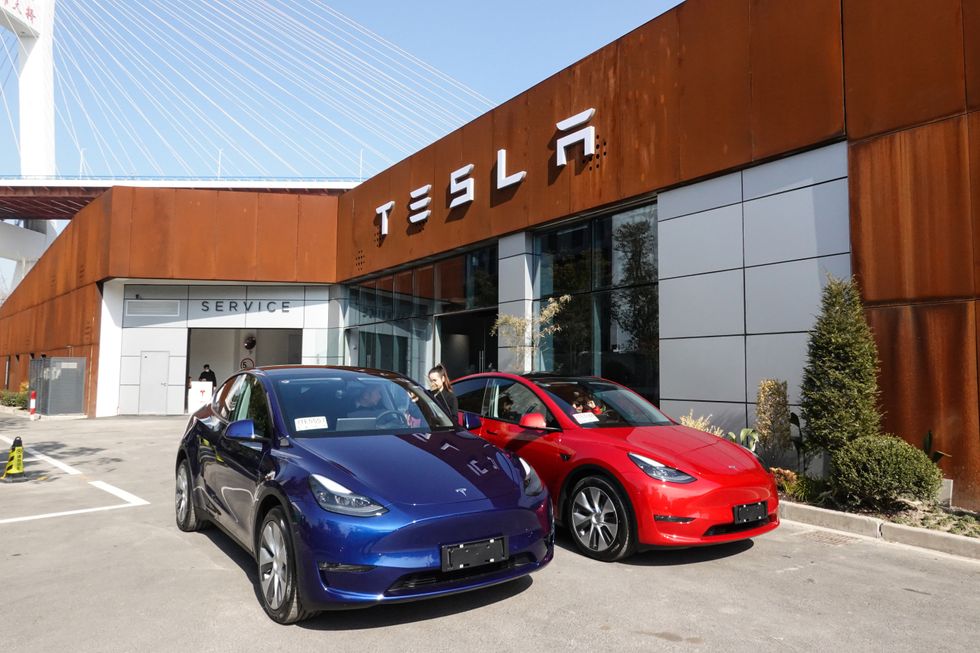 Tesla electric vehicles