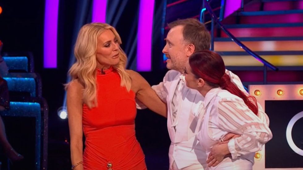 Tess Daly, Chris McCausland and Dianne Buswell