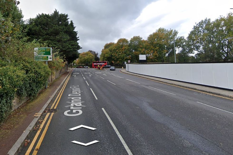 The bus had been going past the junction with the A205 South Circular Road