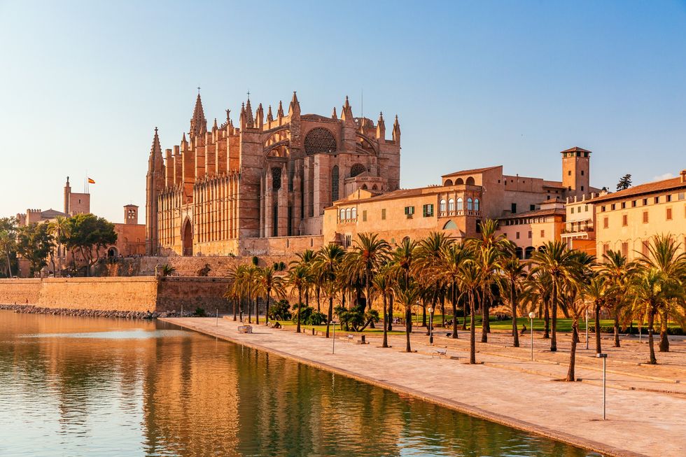 The Cathedral of Santa Maria of Palma in Palma de Mallorca, Spain