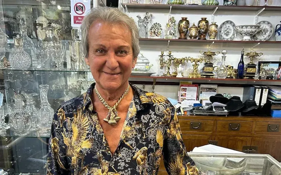 The Chelsea antiques shop is owned by television expert Ian Towning.