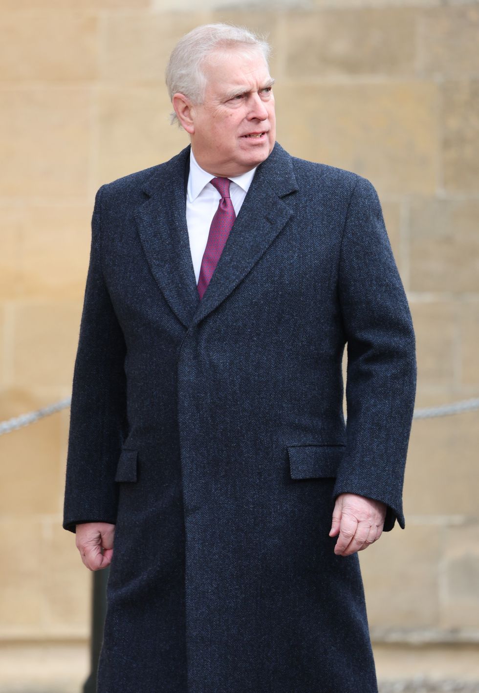 The Duke of York attends a thanksgiving service for the life of King Constantine of the Hellenes at St George's Chapel