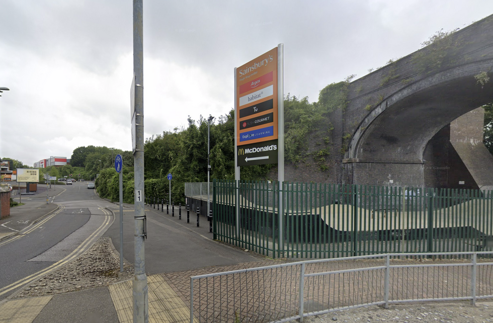 The entrance to Sainsbury's in Wycombe