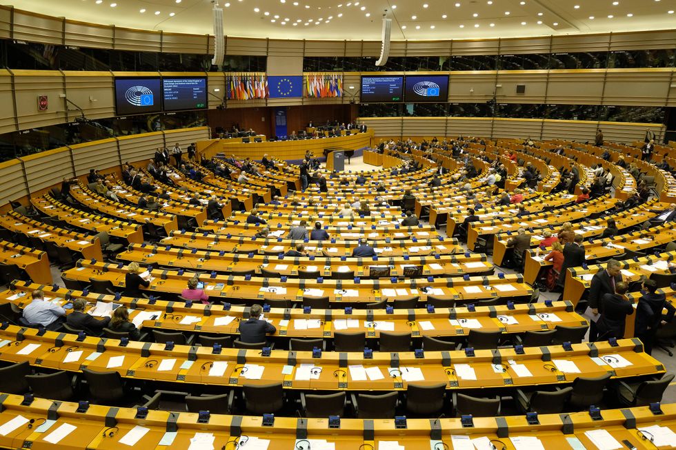 The European Parliament meets for a session