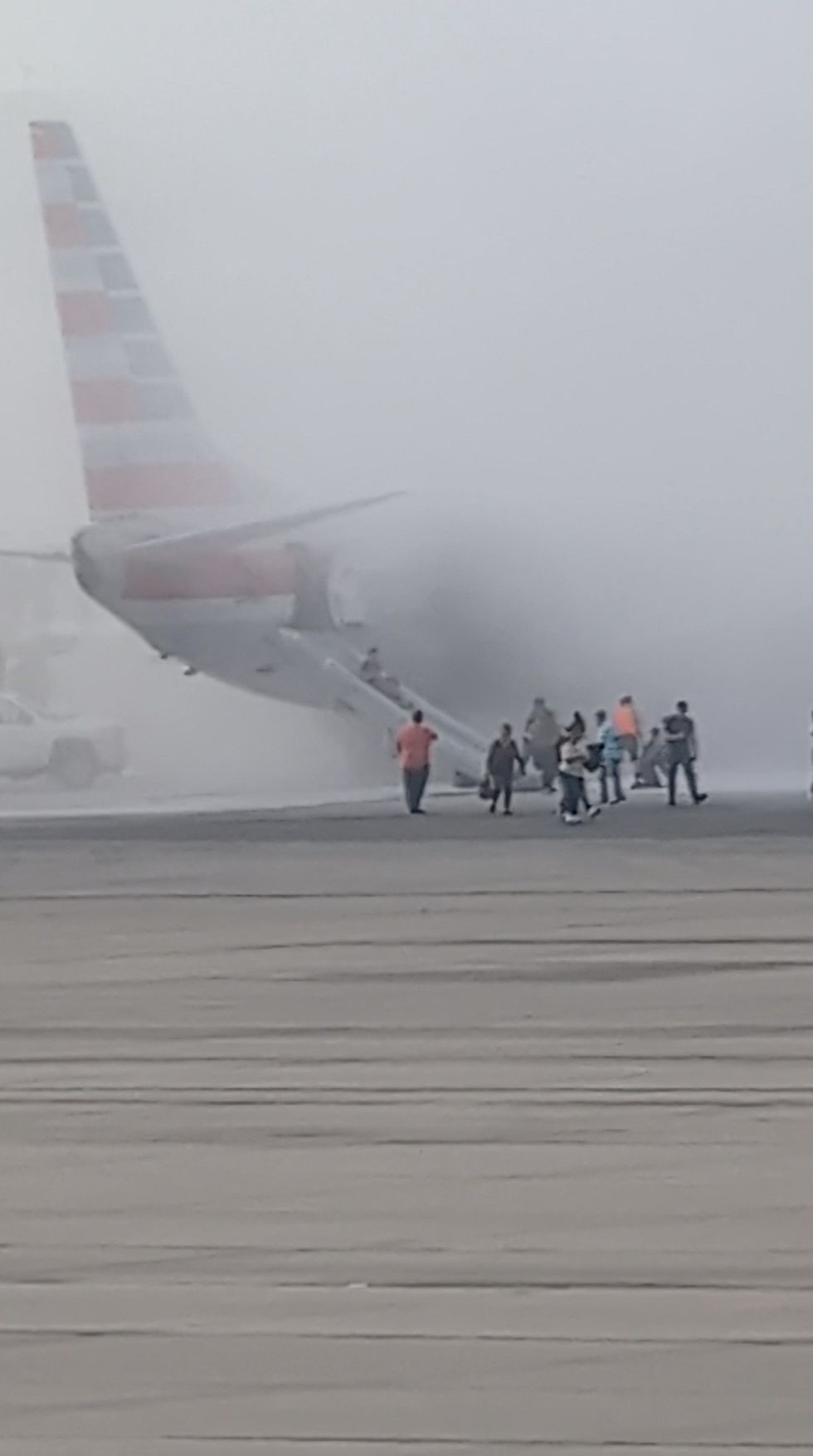 The FAA said it would be launching a probe into the cause of the fire, which began after the aircraft landed at Denver