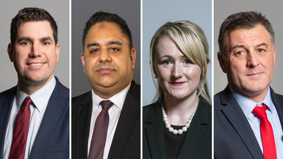 The four Labour MPs who have had the whip restored