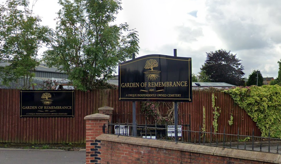 The Garden of Remembrance in Longton