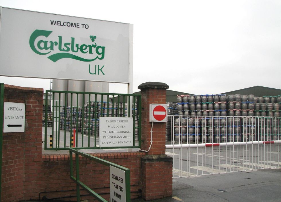 The historic Carlsberg brewery in Leeds which is to close with the loss of 170 jobs.