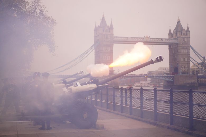 Watch: 62-gun salute at Tower of London marks moment King Charles is  crowned