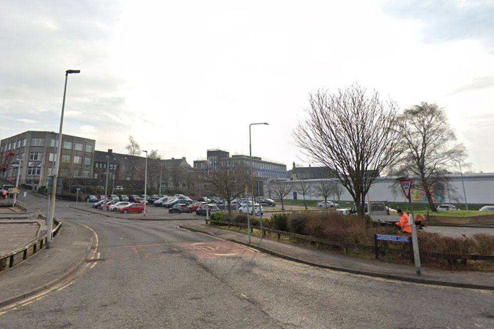 THe incident happened at a public car park at the junction of Menzies Road and Gardners Lane