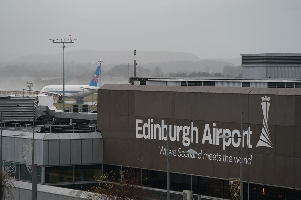 The incident happened in Edinburgh Airport in October