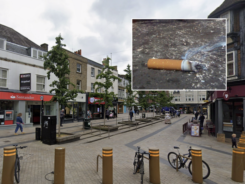 The incident took place in Market Square in Bromley