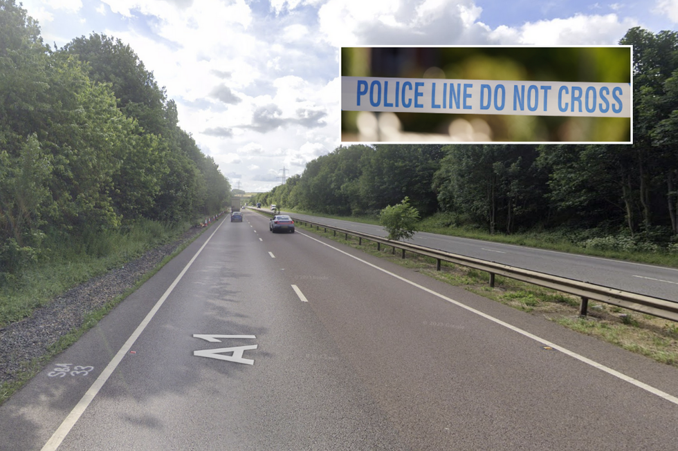 The incident took place near the Spittlegate junction of the southbound carriageway near Grantham