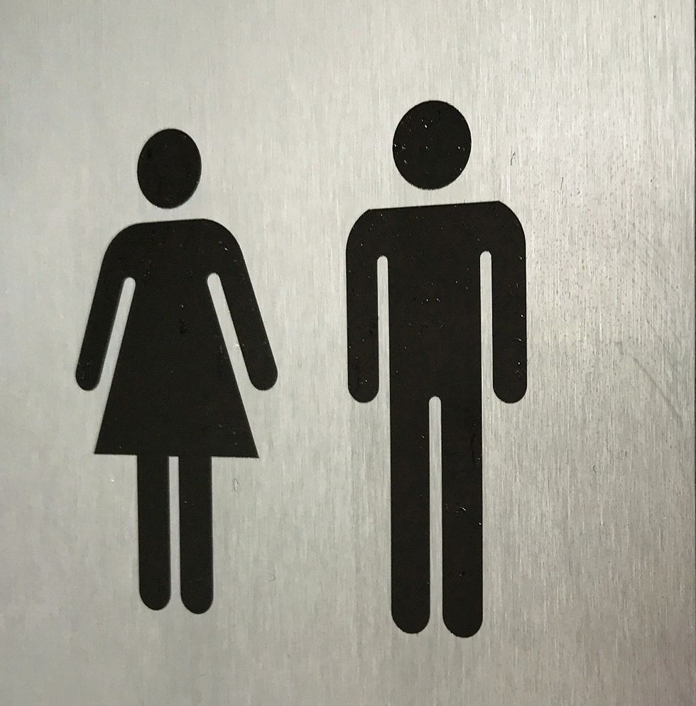 The issue centred around 'uni-sex' toilets