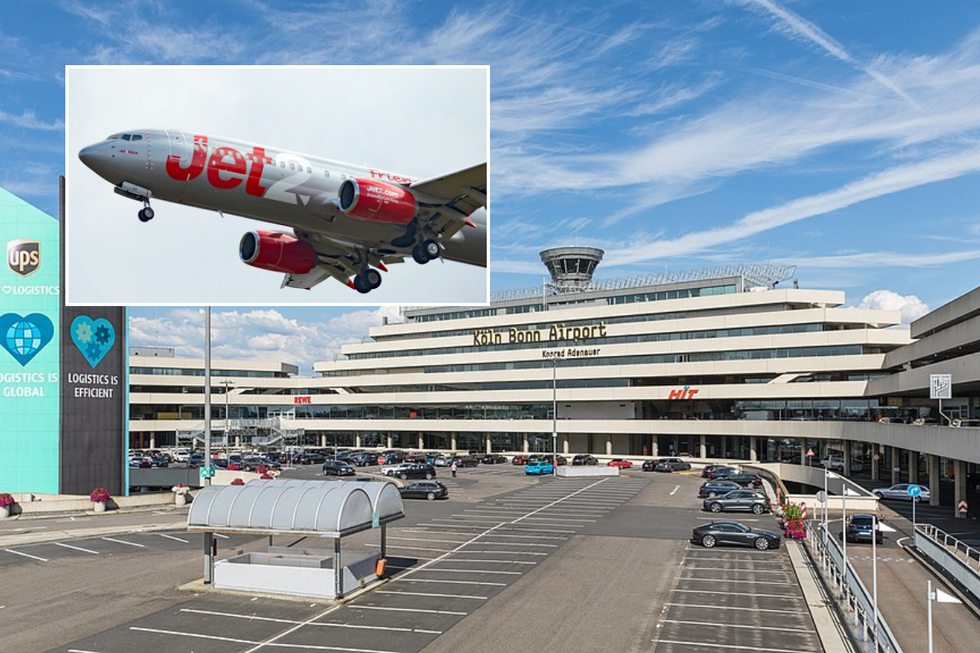 The Jet2 flight was forced to stop at the German airport (file pic)