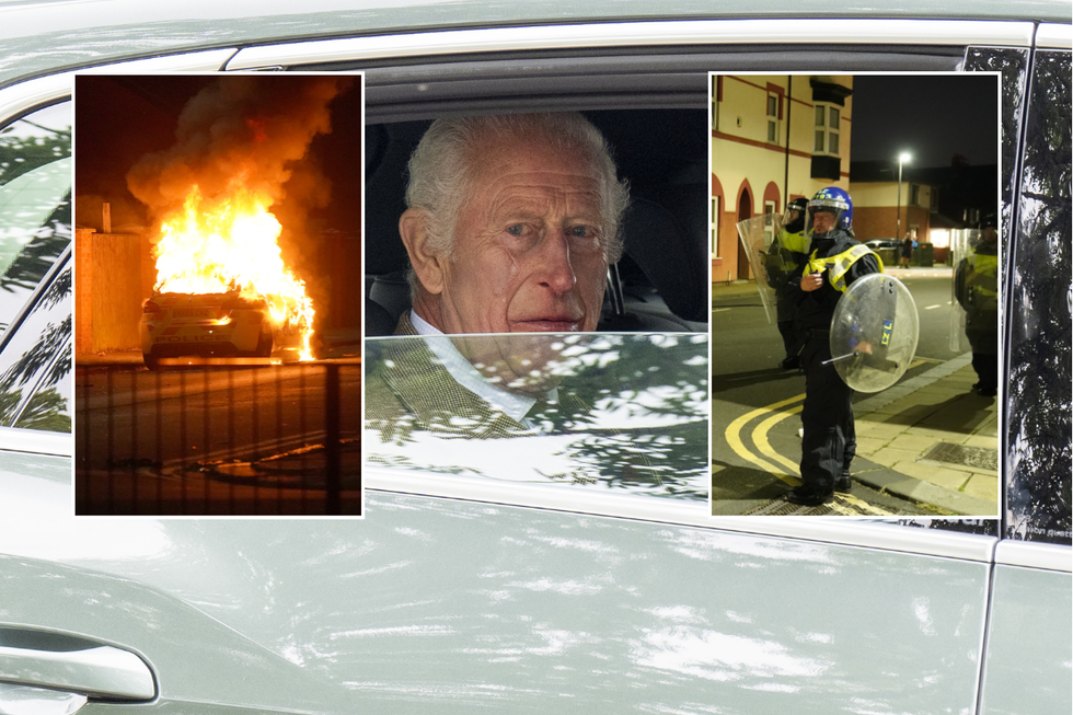 The King has been criticised for his lack of response to the riots