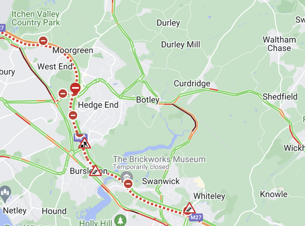 M27 closed: Lorry driver dies in fatal crash as police make three arrests