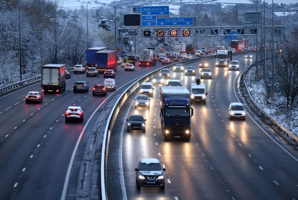 The M62 near Bradford