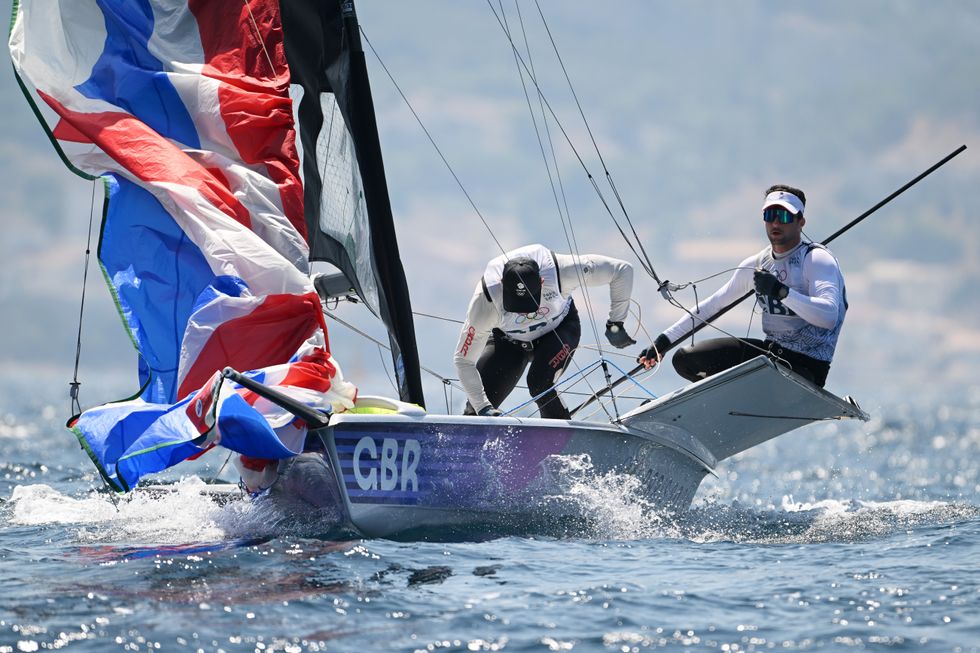 The men's skiff final had to be postponed on Friday