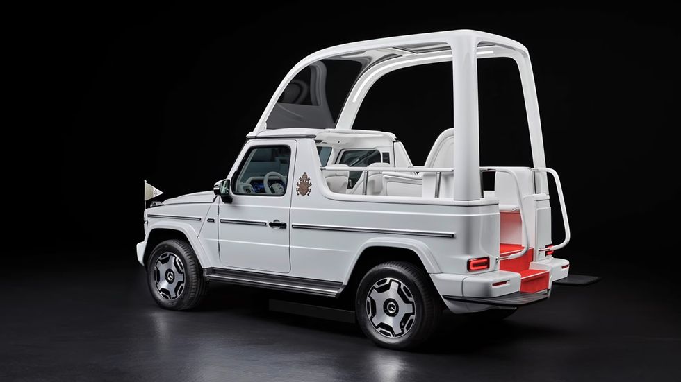 The Mercedes-Benz Popemobile