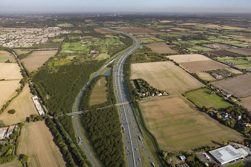 The planned Lower Thames Crossing