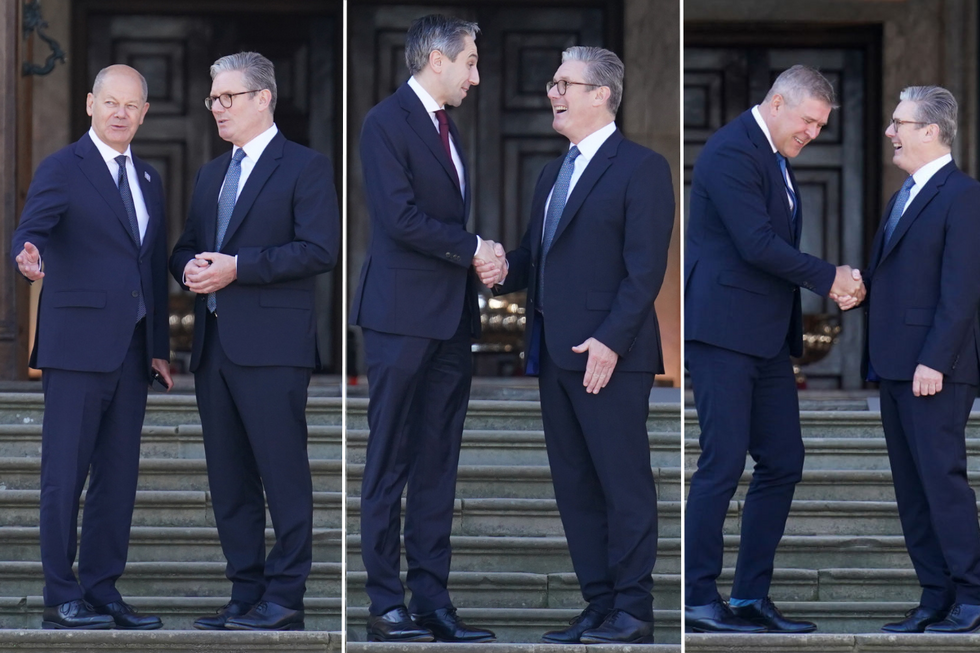 The Prime Minister with Chancellor of Germany Olaf Schalz, Irish Prime Minister Simon Harris and Prime Minister of Iceland Bjarni Benediktsson