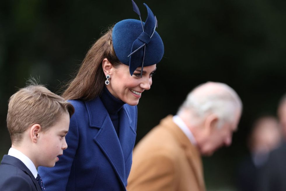 The Princess of Wales with Prince George