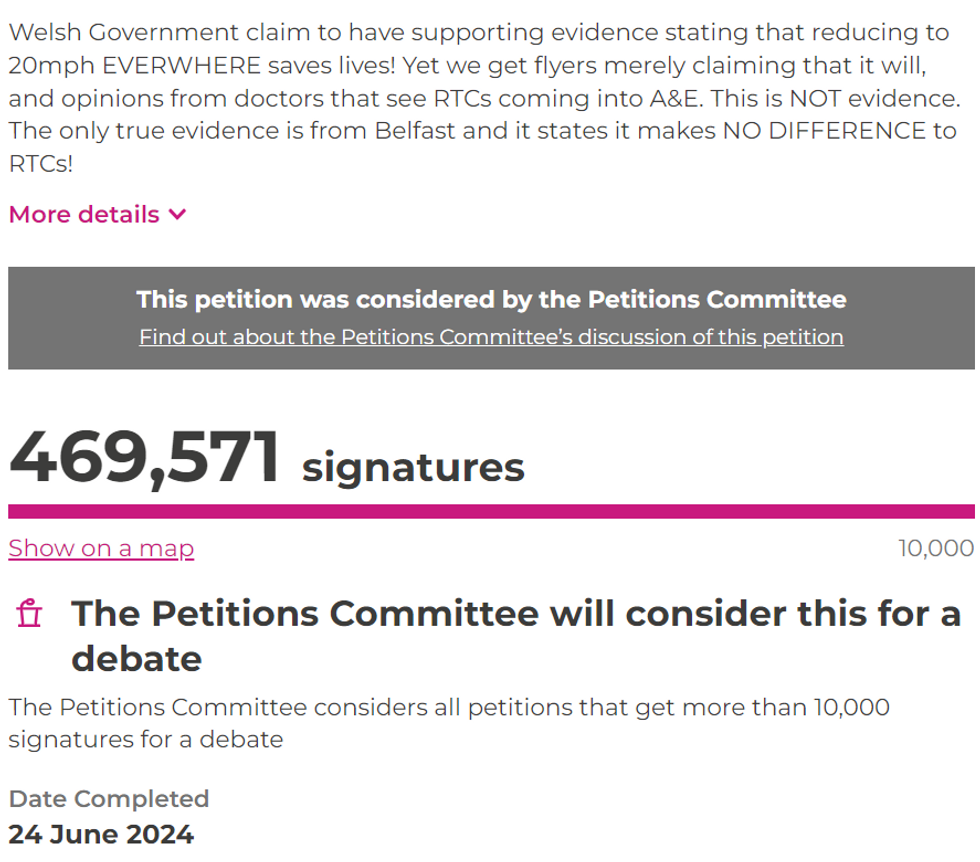 The Senedd petition