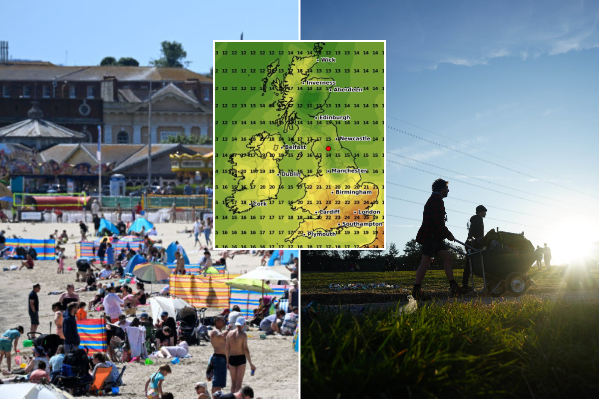 The UK could see some hot weather next week