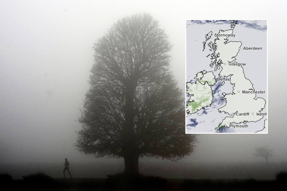 The UK is set to be hit with foggy weatheru200b