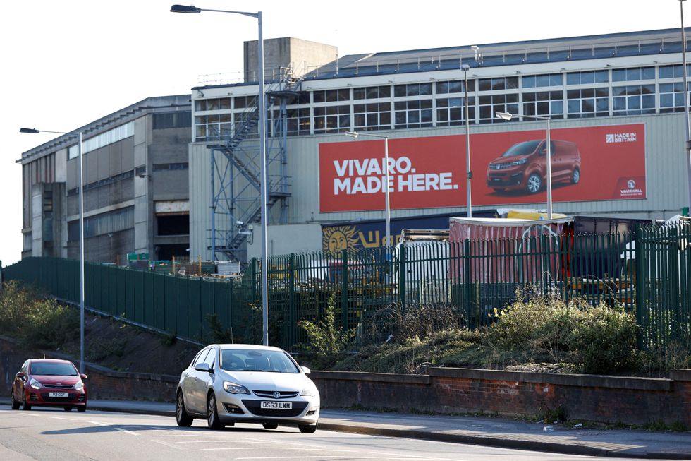 The Vauxhall plant in Luton