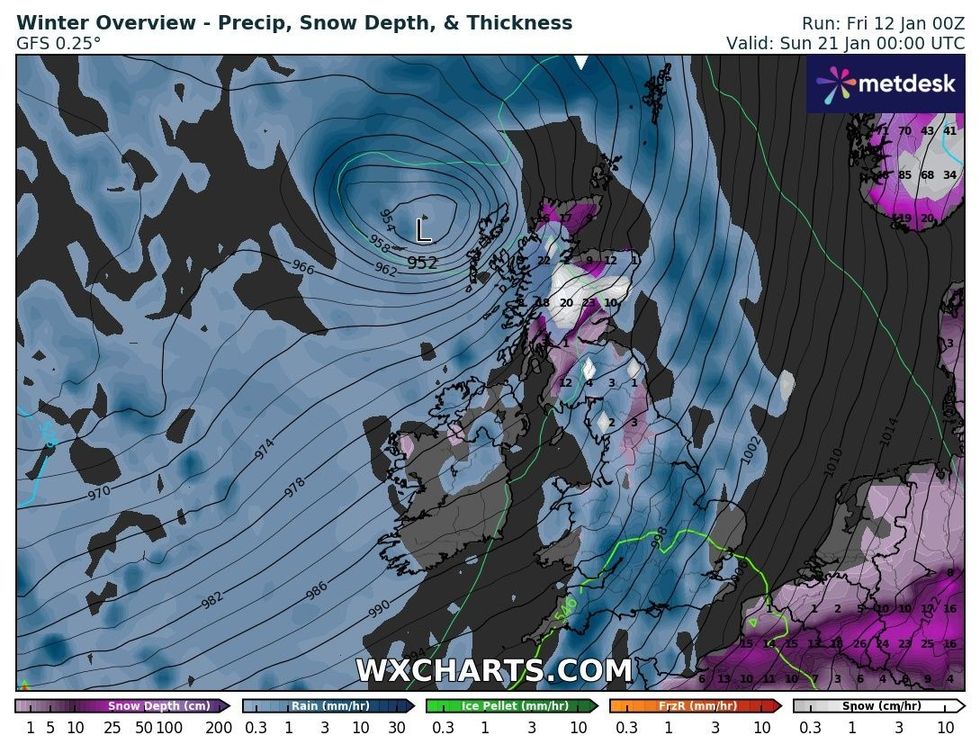 Met Office Weather forecast snow UK - Figure 3