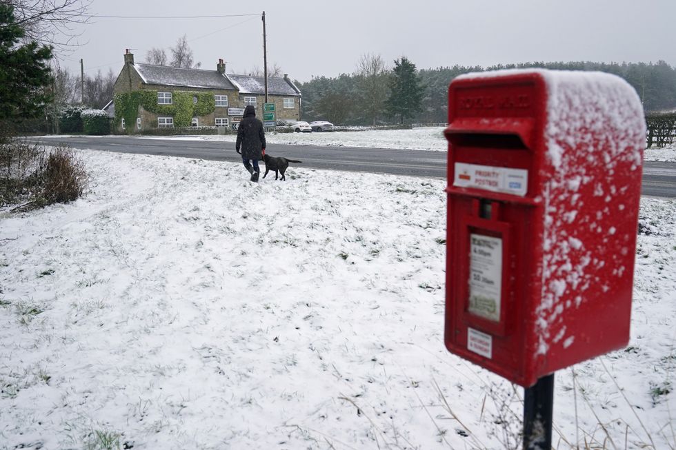 UK snow forecast New weather map shows snow sweeping in on Christmas