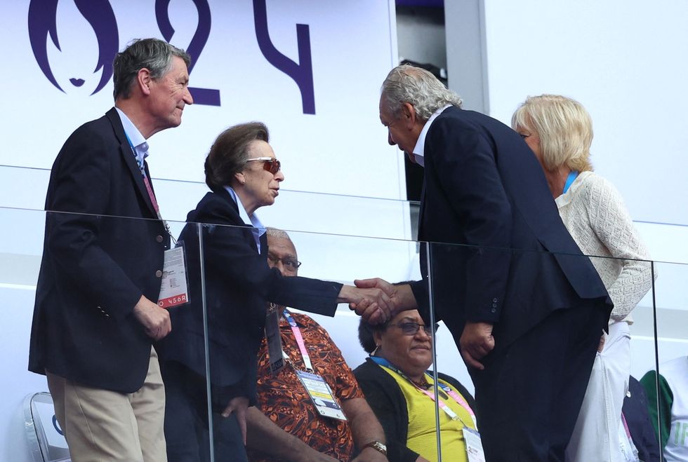 Timothy Laurence and Princess Anne