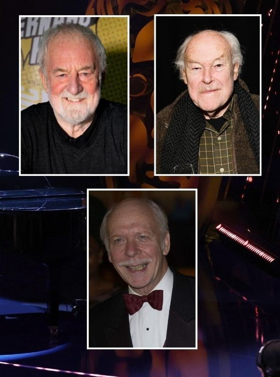 Timothy West, Bernard Hill and Brian Murphy