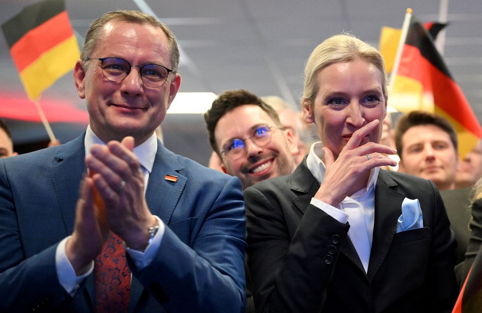 Tino Chrupalla and Alice Weidel