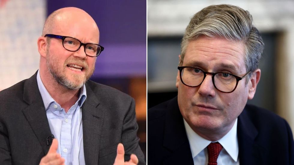 Toby Young and Keir Starmer