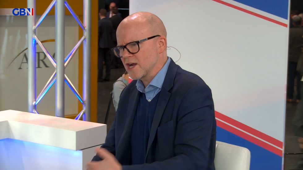 Toby Young speaks to GB News at the ARC conference