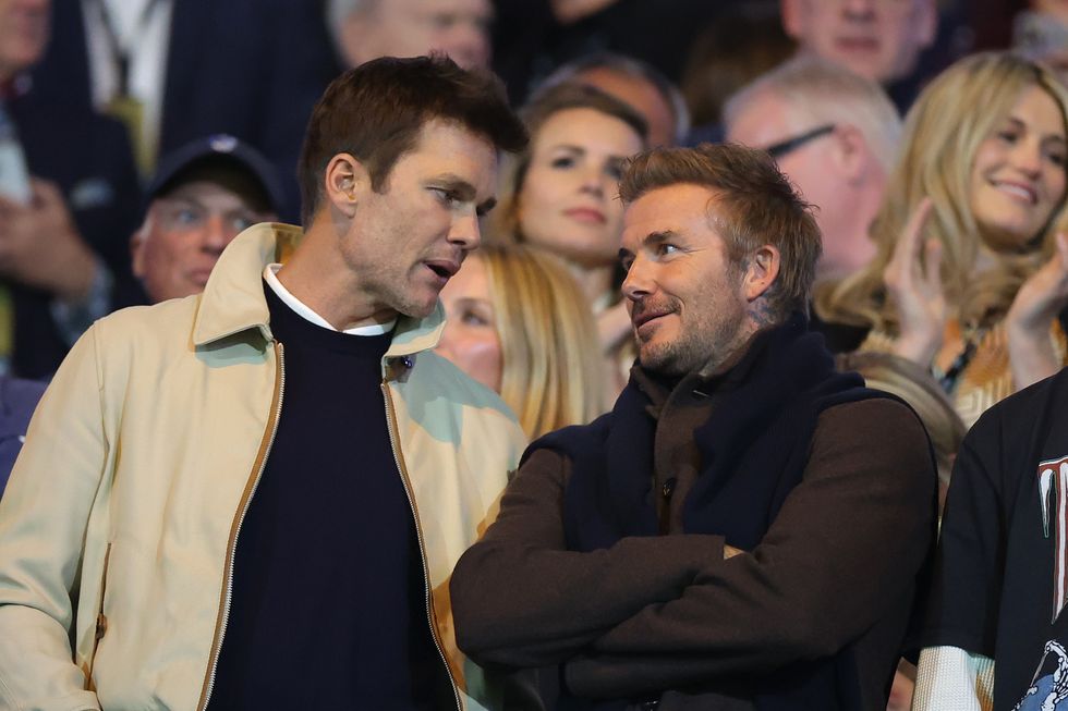 Tom Brady and David Beckham were in attendance to watch Birmingham and Wrexham in September