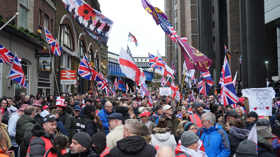 Tommy Robinson rally london