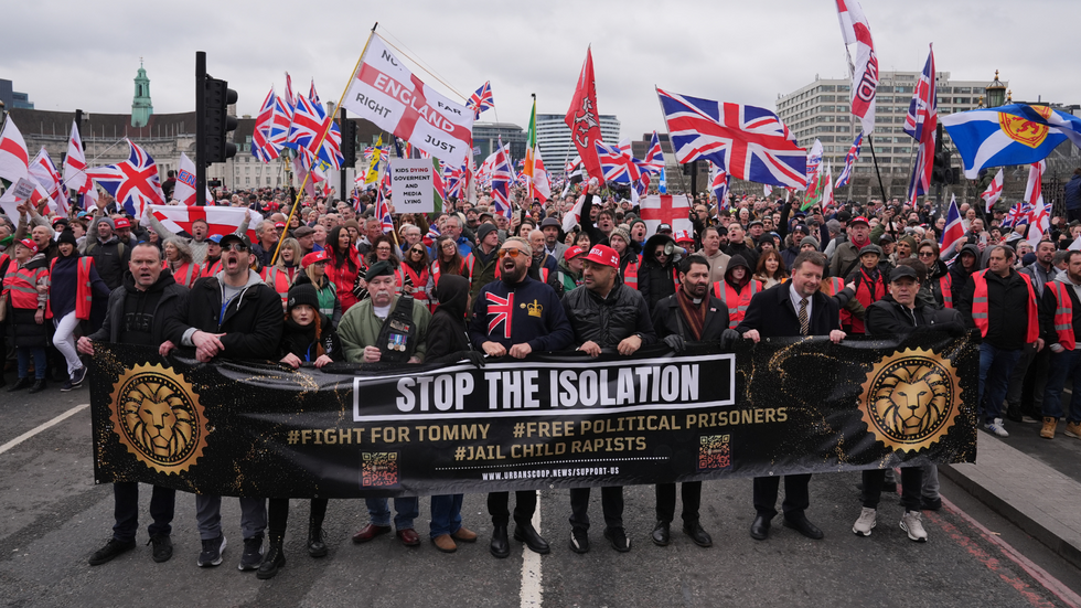 Tommy Robinson rally london