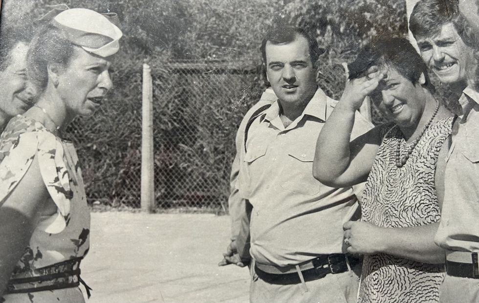 Tony Routledge and Princess Anne