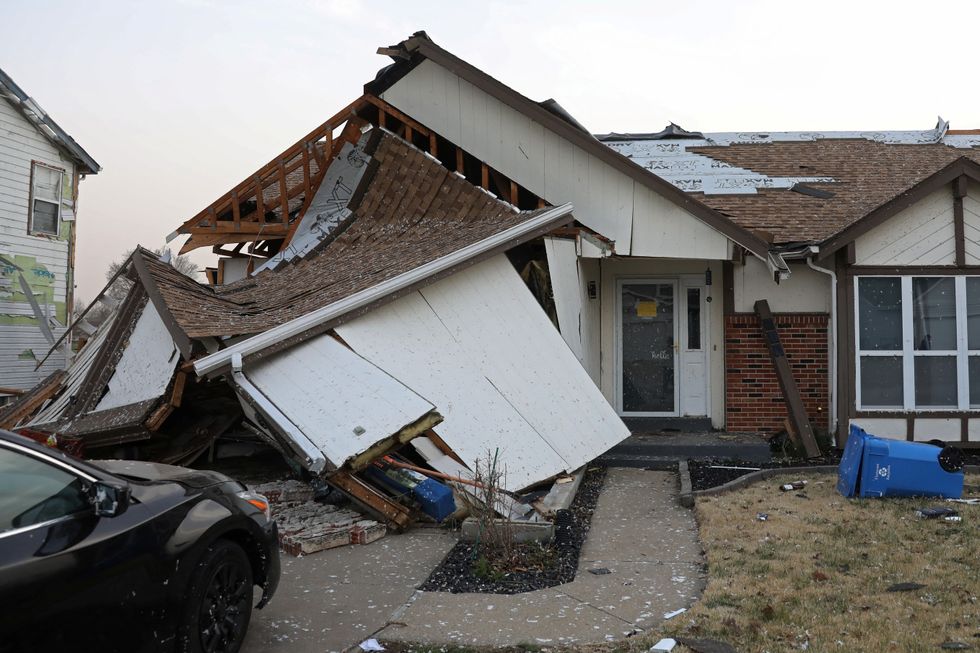 Tornado aftermath