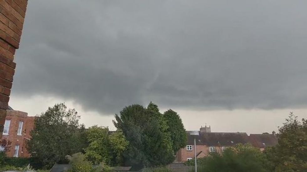 WATCH: Shocking moment 'tornado' sweeps through Aldershot