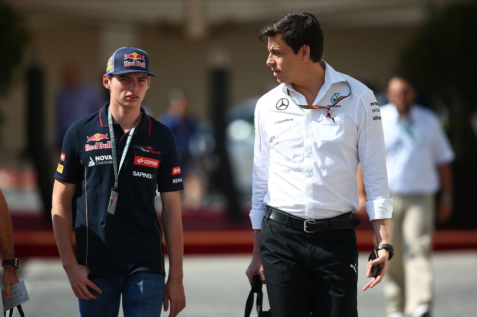 Toto Wolff has refused to rule out an interest in Max Verstappen